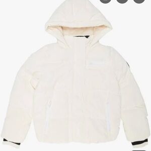 Spyder Cream Fleece-Lined Jacket. girls 14-16